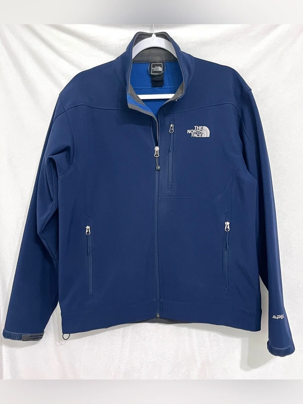 The North Face Apex Bionic Softshell Jacket Navy Blue Men's M